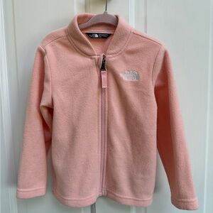The North Face 3T Girls Toddler Apricot/Peach Light Fleece Jacket